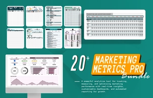 20+ Marketing Metrics Pro Bundle Template