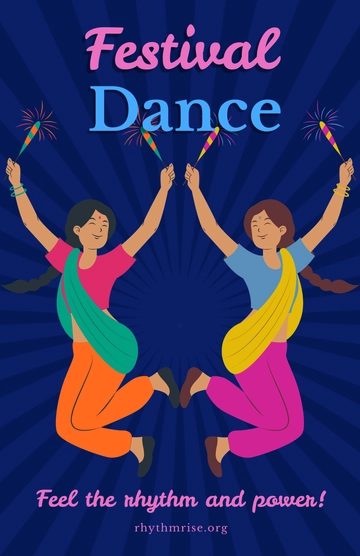 Free Colorful Dance Festival Poster to Edit Online