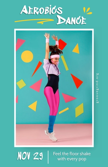Free Aerobics Dance Poster to Edit Online