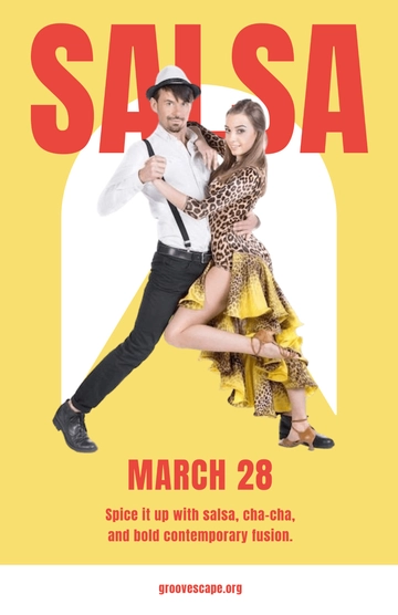 Free Dance Background Music Poster to Edit Online
