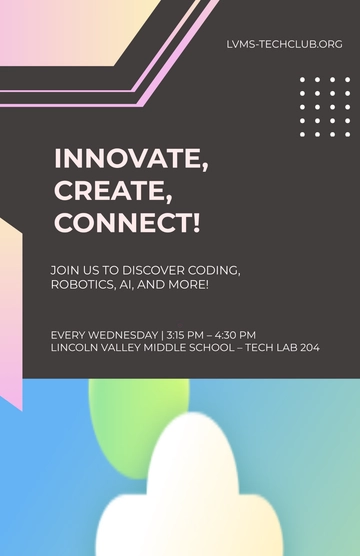 Technology Poster for Schools Template to Download