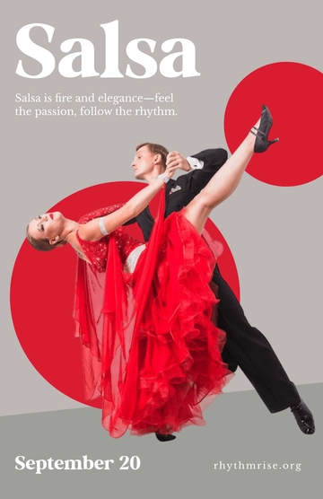Free Dance Advertisement Poster to Edit Online