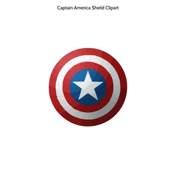 Free Captain America Shield Clipart to Edit Online