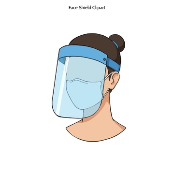 Free Face Shield Clipart to Edit Online