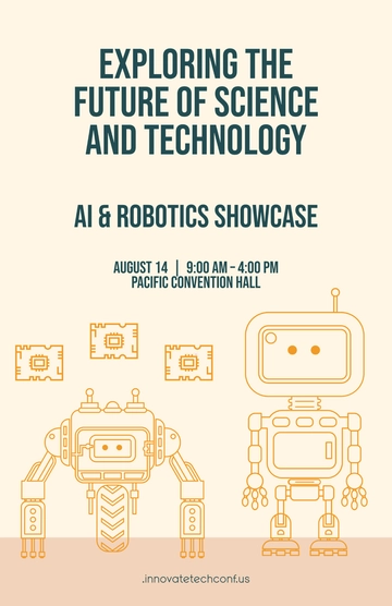 Free Science and Technology Poster Template to Edit Online