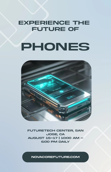 Free Phone Technology Poster Template to Edit Online