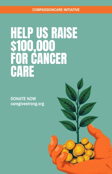 Free Raise Money Poster for Fundraising Template to Edit Online
