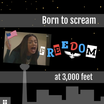 Free 4th of July Eagle Meme Template to Edit Online