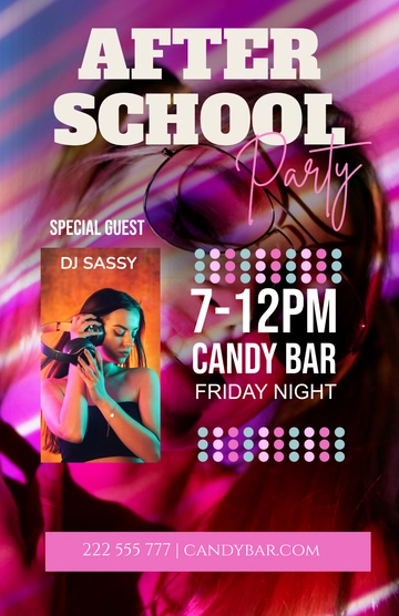 Free After School Music Club Poster Template to Edit Online