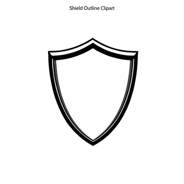 Free Shield Outline Clipart to Edit Online