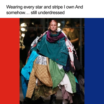 Free 4th of July Outfit Meme Template to Edit Online