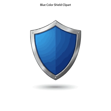 Free Blue Color Shield Clipart to Edit Online