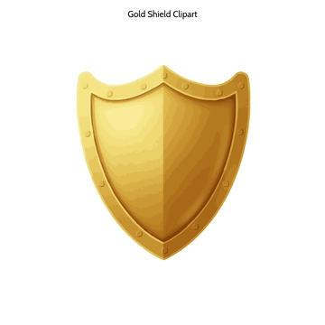 Free Gold Shield Clipart to Edit Online