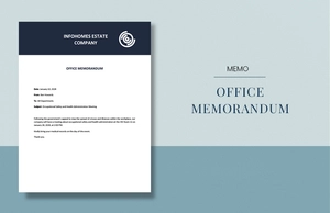 Office Memo Sample Template