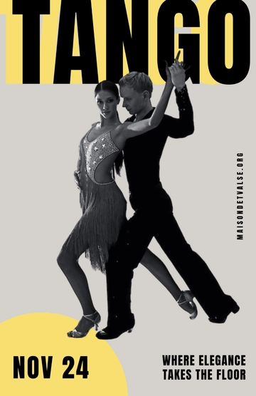 Free Formal Dance Poster to Edit Online