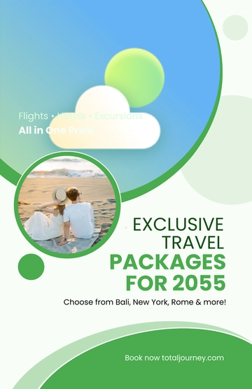Free Travel Package Poster Template to Edit Online