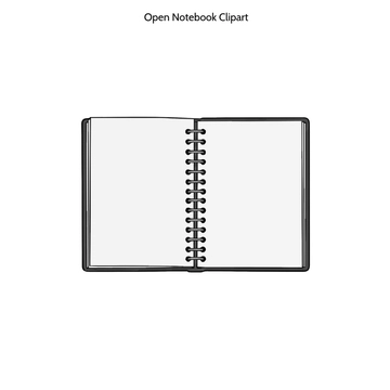 Free Open Notebook Clipart to Edit Online