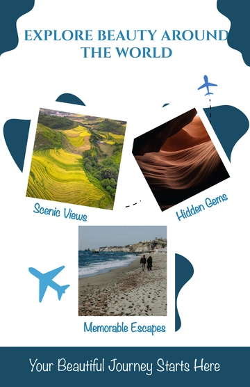 Free Beautiful Travel Poster Template to Edit Online