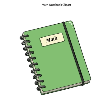 Free Math Notebook Clipart to Edit Online