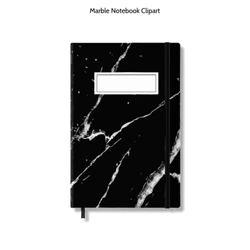 Free Marble Notebook Clipart to Edit Online