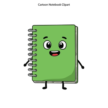 Free Cartoon Notebook Clipart to Edit Online