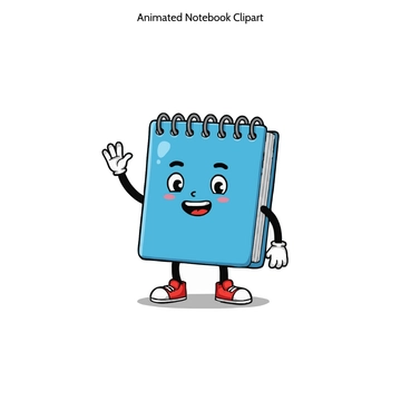 Free Animated Notebook Clipart to Edit Online