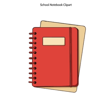 Free School Notebook Clipart to Edit Online