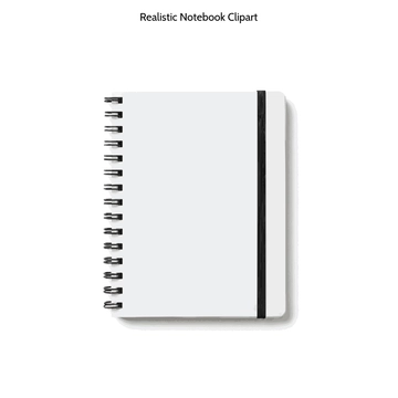 Free Realistic Notebook Clipart to Edit Online