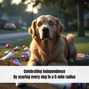 Free Dark Humor 4th of July Meme Template to Edit Online