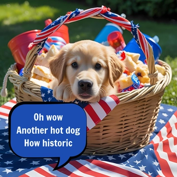 Free Sarcastic 4th of July Meme Template to Edit Online