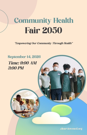Free Aesthetic Medical Event Poster Template to Edit Online
