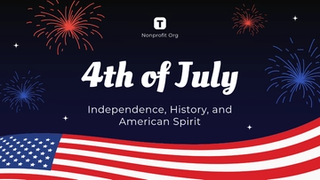 Free 4th of July Presentation Template to Edit Online