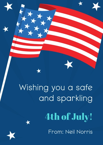 Free Happy 4th of July Template to Edit Online