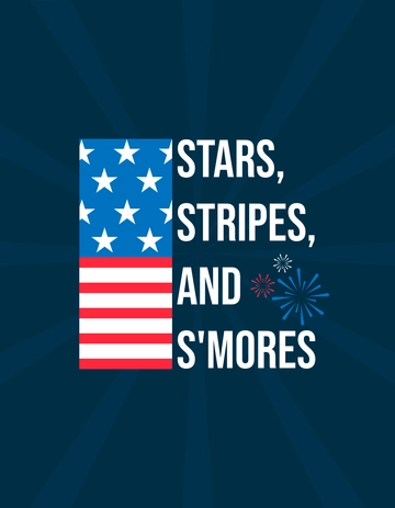 Free 4th of July Shirt Template to Edit Online
