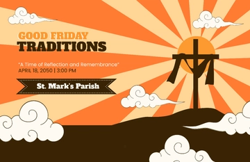 Free Good Friday Tradition Poster Template to Edit Online