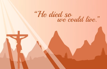 Free Gradient Background Good Friday Poster Template to Edit Online
