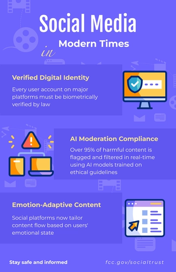 Free Social Media Infographic Poster Template to Edit Online
