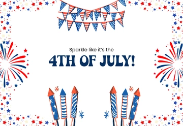 Printable 4th of July Template to Download