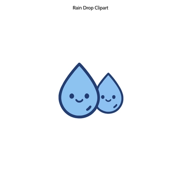 Free Rain Drop Clipart to Edit Online