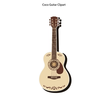 Free Coco Guitar Clipart to Edit Online