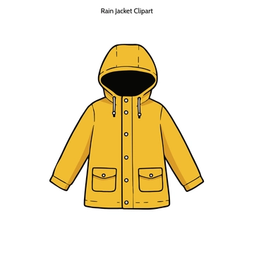 Free Rain Jacket Clipart to Edit Online
