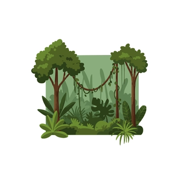 Free Rain Forest Clipart to Edit Online