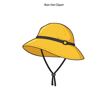 Free Rain Hat Clipart to Edit Online