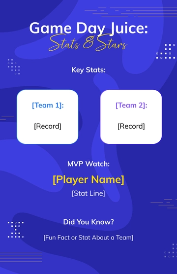 Free Sports Infographic Blank Poster Template to Edit Online
