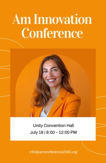 Free Conference Presentation Poster Template to Edit Online
