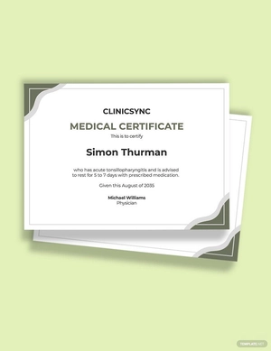 Absence From Leave Certificate Template