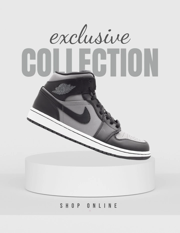 Free Podium Shoe Photo Template to Edit Online
