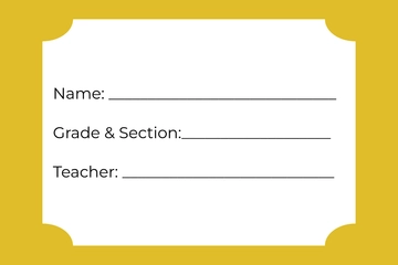 Free School Label for Preschool Template to Edit Online