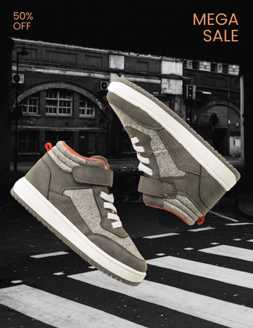 Free Street Style Shoe Photo Template to Edit Online