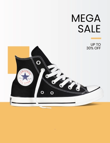 Free Casual Shoe Photo Template to Edit Online